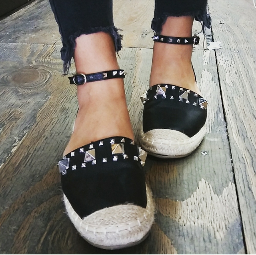 🚨LAST PAIR!!//The Francesca//Black Espadrille - Picture 7 of 8